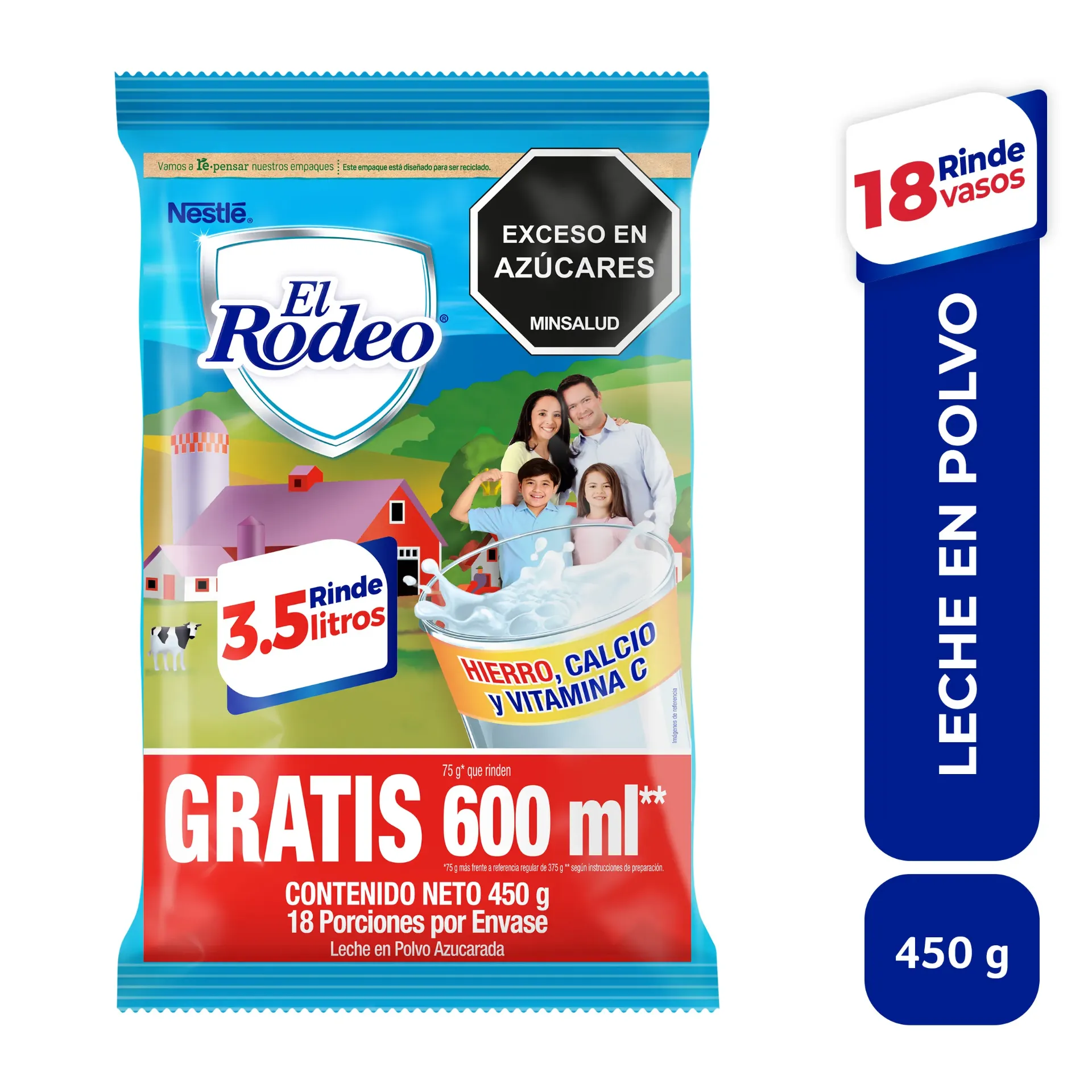 Leche El Rodeo x 450gr