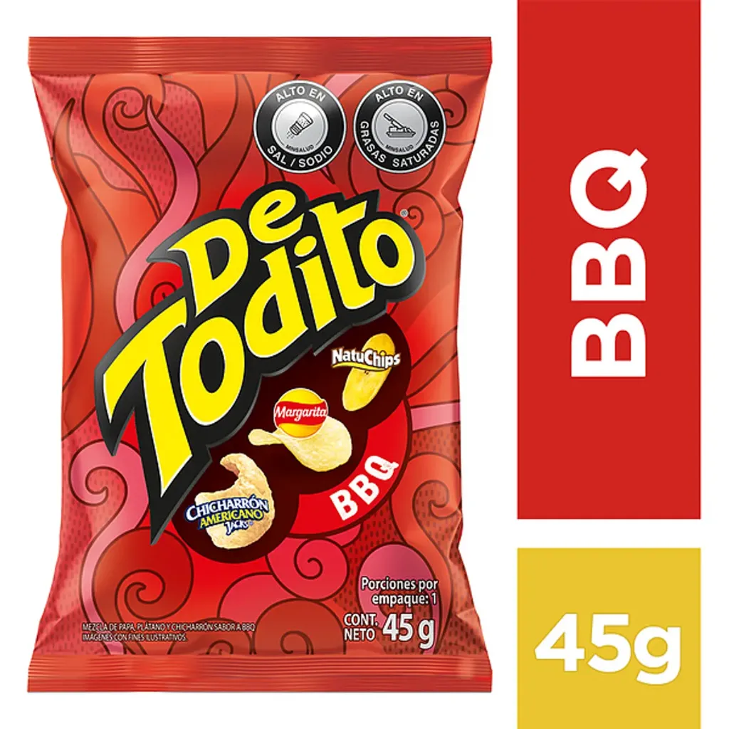 Detoditos bbq 45gr
