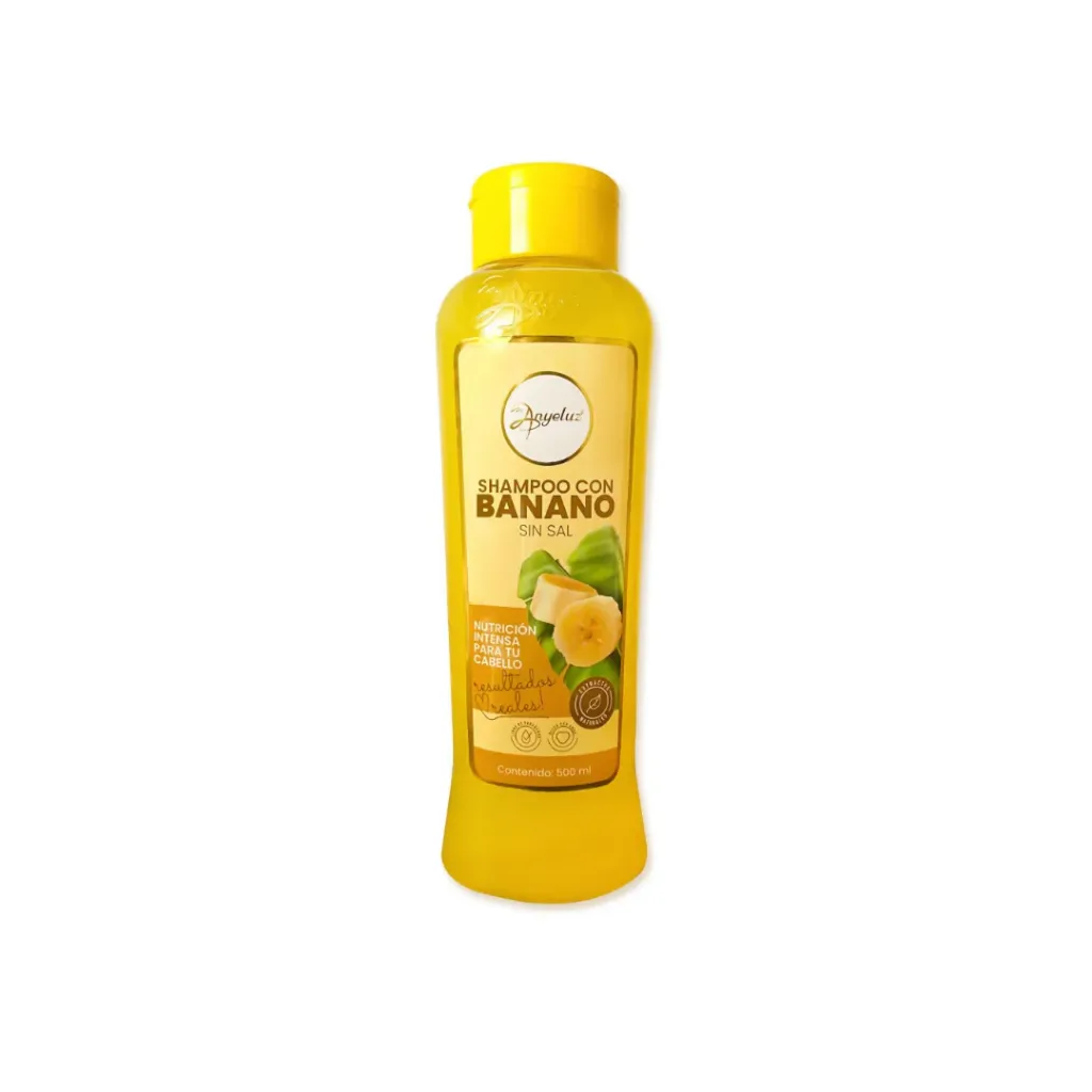 (anyeluz) Shampoo con banano 500ml (solo bajo encargo)