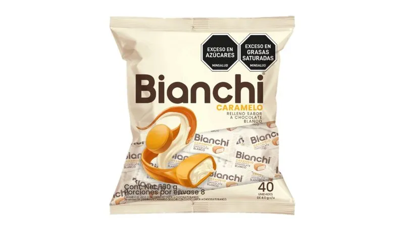 Caramelo Bianchi blanco x 100unds