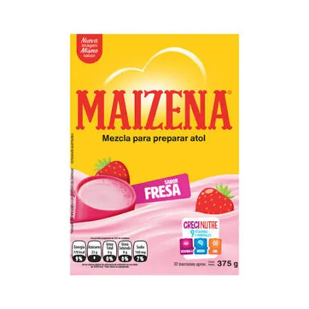 Colada Maizena fresa