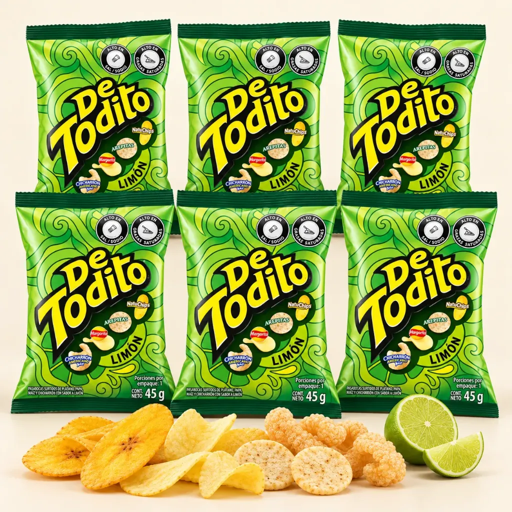 Detoditos limon 45gr  x6