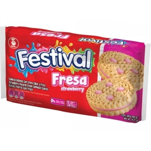 Galletas Festival fresa x  1 UNDS