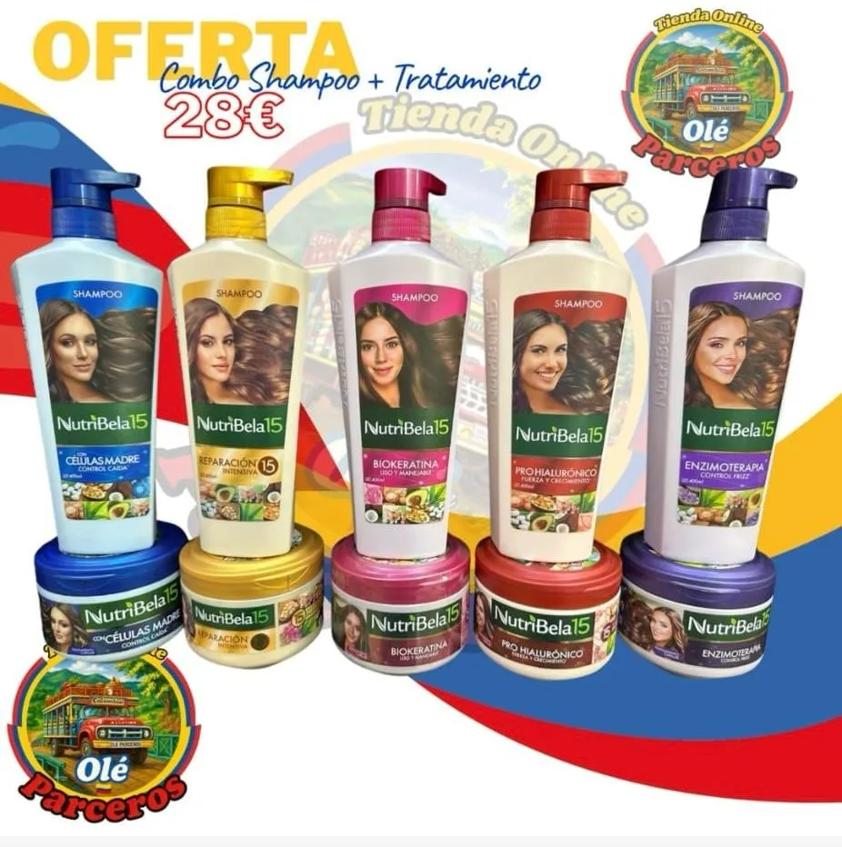 combo Nutribela shampoo+ tratamiento