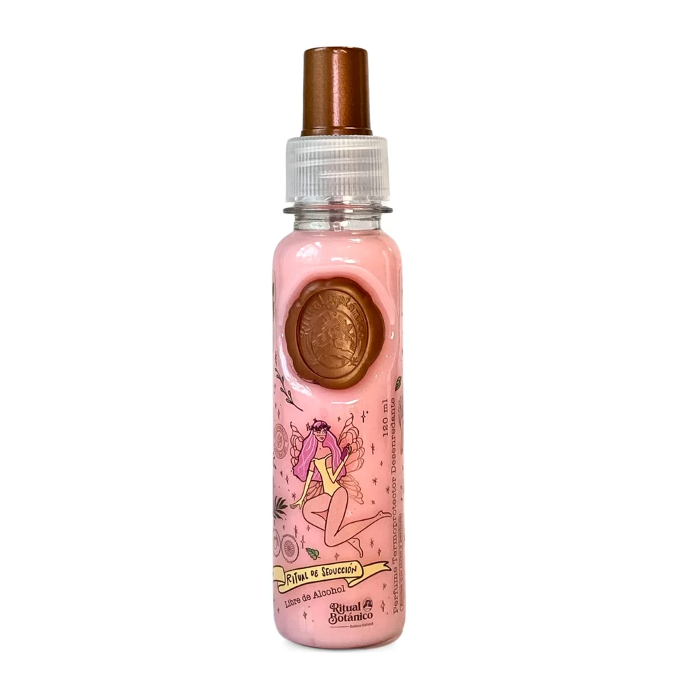 (origen botánico) Perfume Termoprotector 120ml  rosado