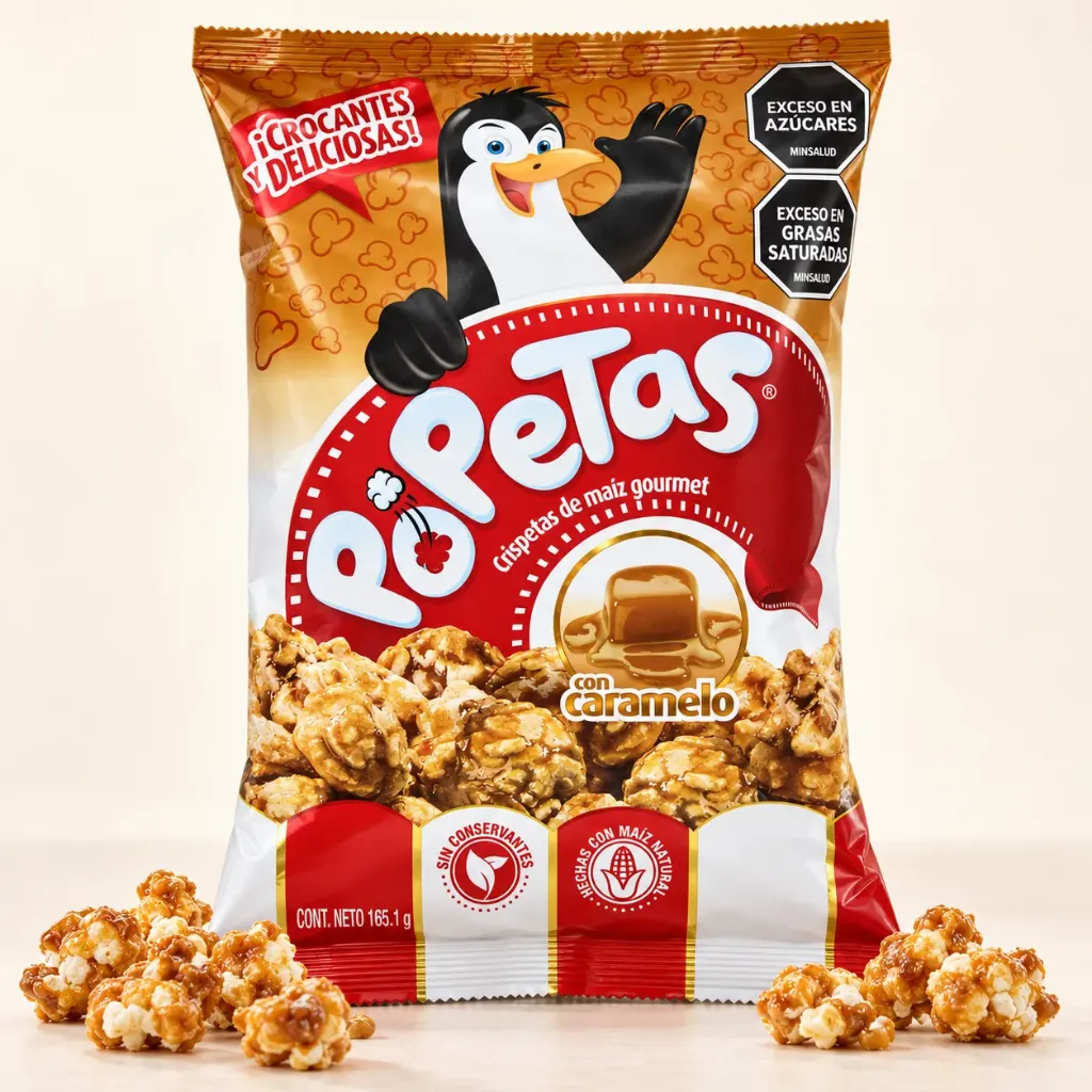 Popetas Caramelo 165gr