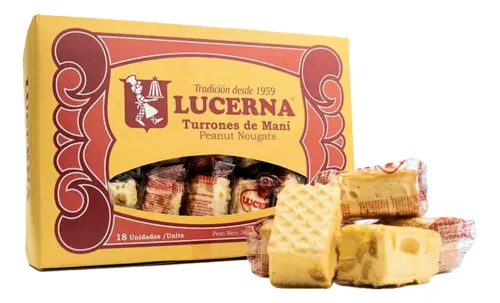 Turron de mani Lucerna caja x 18 unds