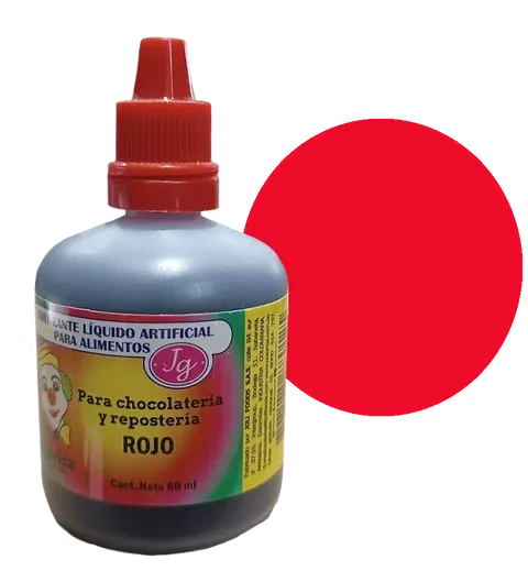 Color liquido payasito rojo 60ml