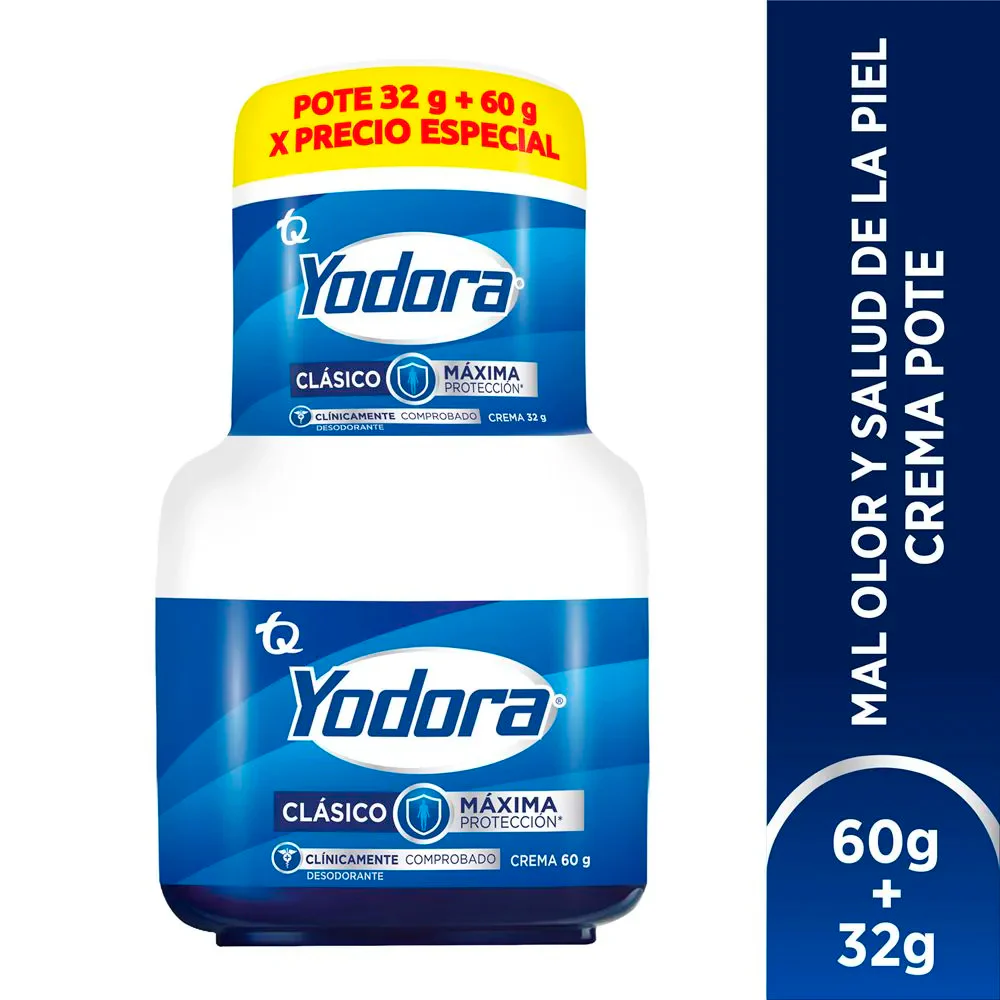 Crema Yodora Combo 60+32gr