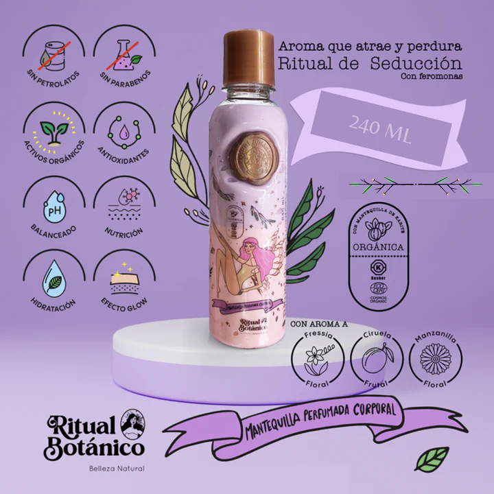 (origen botánico) Mantequilla perfumada corporal 240ml