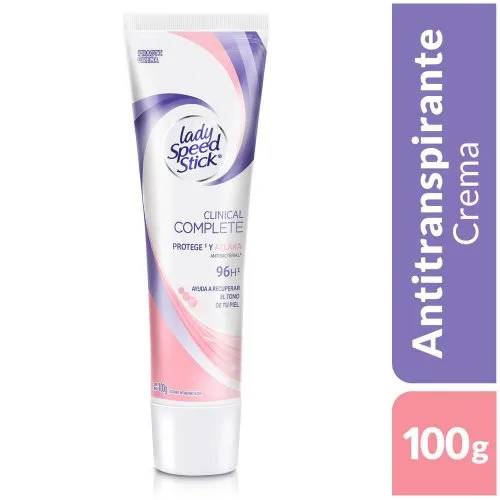 Lady Speed stick clinical antibacterial protege y aclara 100gr