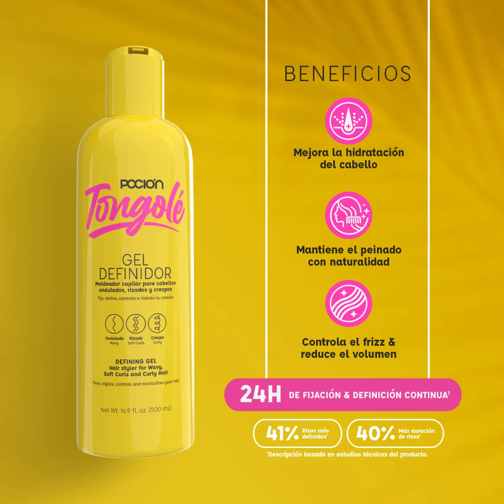 (la poción) tongolé Gel definidor