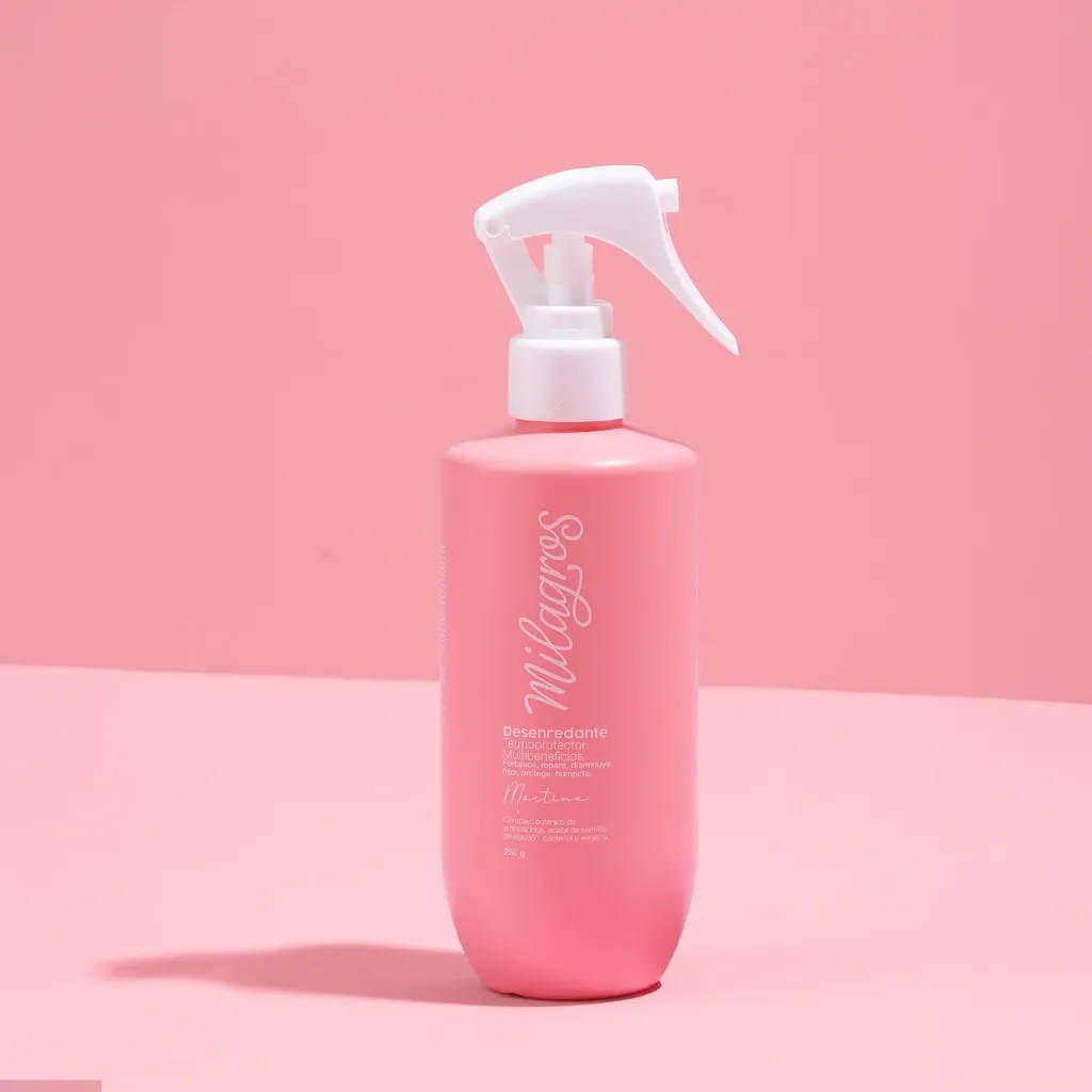 (Milagros) Desenredantes termoprotectores rosado 250ml